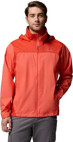 Columbia Men's Glennaker Lake II Rain Jacket, Zing/Super Sonic, X-Large in Saudi Arabia