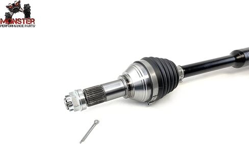Monster Axles Front Left Axle with Bearing for Can-Am Defender 705401802, XP Series, fits stock length up to a 4" lift kit in Saudi Arabia