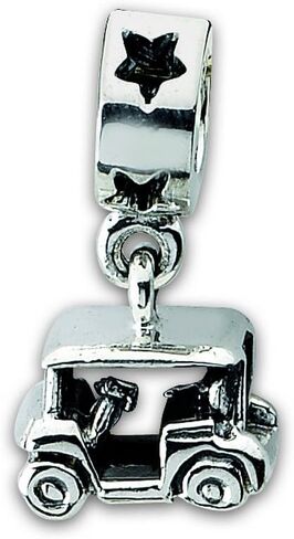 Sterling Silver Reflections Golf Cart Dangle Bead in Saudi Arabia
