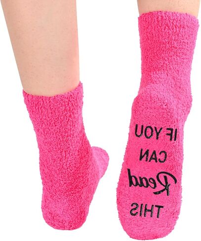 HAPPYPOP School Nurse Appreciation Gifts - Fuzzy School Nurse Socks for Women, Thank You Gift for Nurses Week, Graduation, Christmas in Saudi Arabia