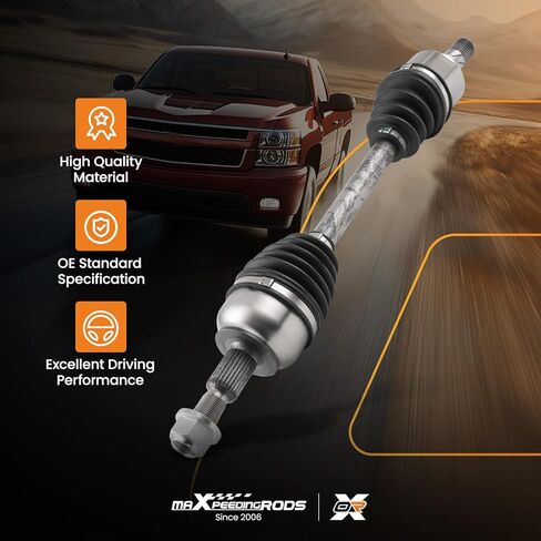 maXpeedingrods Front CV Axle Shaft Assembly for Ford Focus S 2012-2018, SE 2012-2018, SEL 2012, Titanium 2012-2018, 2.0L, Automatic Dual Clutch Transmission, Left Driver Side, Replace# BV6Z3B437B in Saudi Arabia