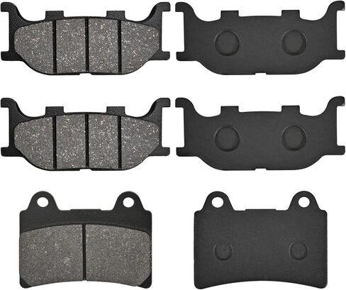 Front and Rear Brake Pads Compatible with YAMAHA XV 1600 Road Star 01-05, XV1600 A Wildstar 99-04, Silverado 07-09, XV 1600 Midnight Star 02-03, Midnight 2003 in Saudi Arabia