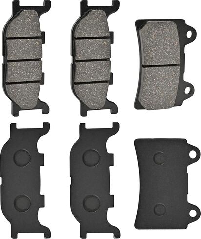 Front and Rear Brake Pads Compatible with YAMAHA XV 1600 Road Star 01-05, XV1600 A Wildstar 99-04, Silverado 07-09, XV 1600 Midnight Star 02-03, Midnight 2003 in Saudi Arabia