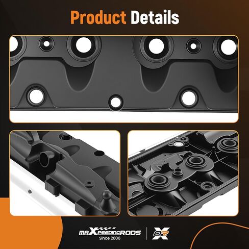غطاء صمام المحرك maxpeedingrods لسيارة VW BEETLE 2012-2016، لـ CADDY 2011-2016، لـ PASSAT CC 2009-2017، لاستبدال GOLF 2009-2014 V10-4473 03L103469R in Kuwait
