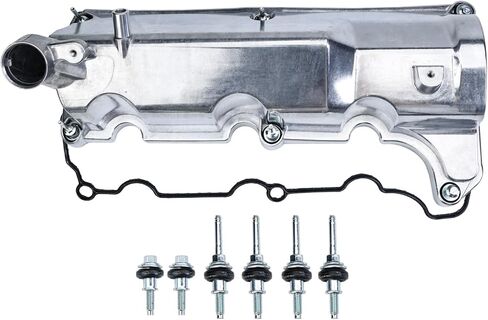MITZONE Aluminum Valve Cover Set Compatible with 2001 2002 2003 2004 2005 Ford Explorer Sport Ranger Mercury Mountaineer 4.0L 1L2Z6582CA 4L5Z6582JA in Saudi Arabia