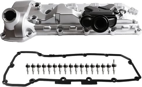 MITZONE Aluminum Engine Valve Cover kit w/Gaskets & Bolts Compatible with 2008-2013 BMW M3 Base 4.0L V8 Replaces 11127848153 in Saudi Arabia