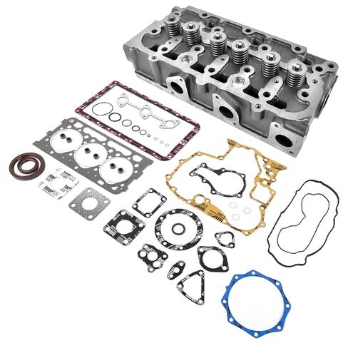 Complete Cylinder Head with Valves & Full Gasket Kit Replacement for Kubota D902 Engine RTV900 Part# H1G90-03040, 1G962-03040 in Saudi Arabia