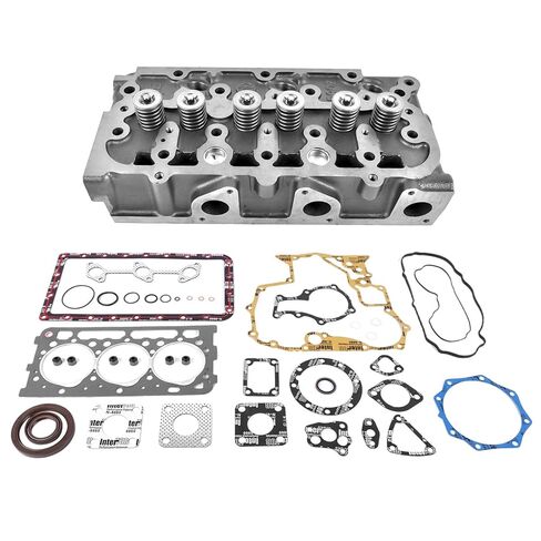 Complete Cylinder Head with Valves & Full Gasket Kit Replacement for Kubota D902 Engine RTV900 Part# H1G90-03040, 1G962-03040 in Saudi Arabia