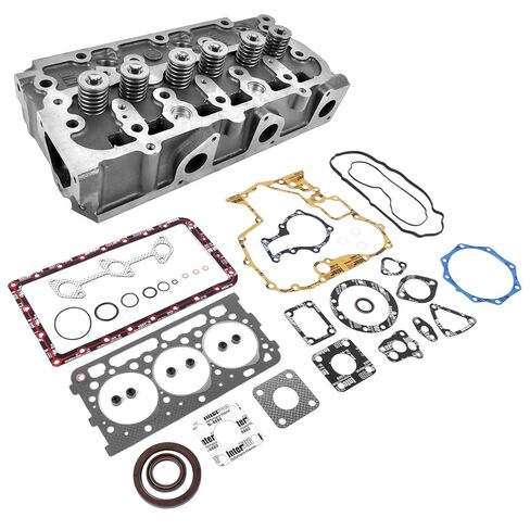 Complete Cylinder Head with Valves & Full Gasket Kit Replacement for Kubota D902 Engine RTV900 Part# H1G90-03040, 1G962-03040 in Saudi Arabia