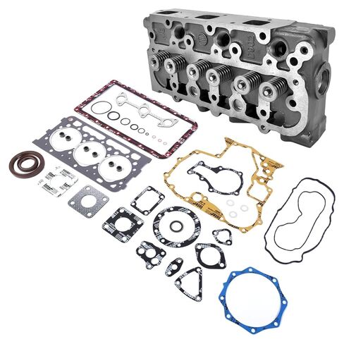 Complete Cylinder Head with Valves & Full Gasket Kit Replacement for Kubota D902 Engine RTV900 Part# H1G90-03040, 1G962-03040 in Saudi Arabia