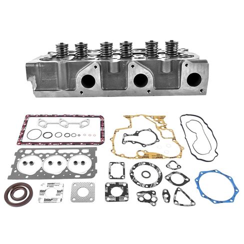 Complete Cylinder Head with Valves & Full Gasket Kit Replacement for Kubota D902 Engine RTV900 Part# H1G90-03040, 1G962-03040 in Saudi Arabia