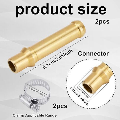 4pcs 397 Transmission Line Fitting Kit, 3/8''/0.95cm Alloy Tube Adapter for Transmission Cooler Radiator Installation & 1996+ Snap-in Style Lines in Saudi Arabia