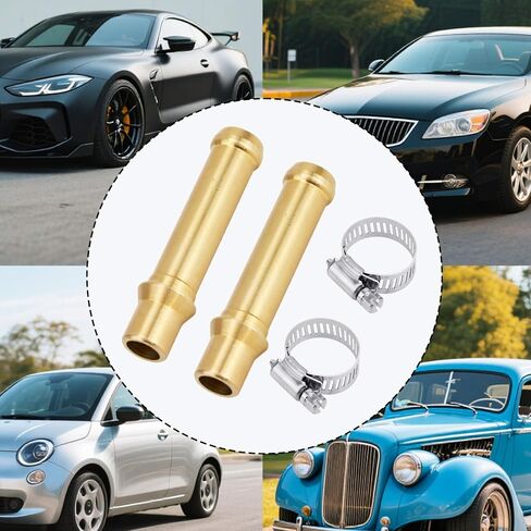 4pcs 397 Transmission Line Fitting Kit, 3/8''/0.95cm Alloy Tube Adapter for Transmission Cooler Radiator Installation & 1996+ Snap-in Style Lines in Saudi Arabia
