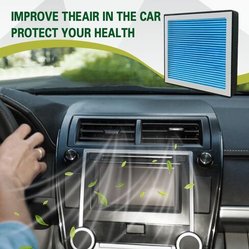 Cabin Air Filter with Activated Carbon, Cabin Air Filter Accessories, CF10285 CP285 HEPA Car Fresh Breeze Replacement for Car Passenger, Car Accessories Compatible with Toyota Lexus Subaru in Saudi Arabia
