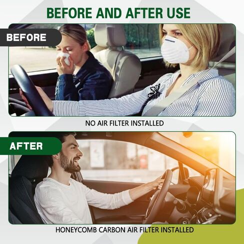 Cabin Air Filter with Activated Carbon, Cabin Air Filter Accessories, CF10285 CP285 HEPA Car Fresh Breeze Replacement for Car Passenger, Car Accessories Compatible with Toyota Lexus Subaru in Saudi Arabia