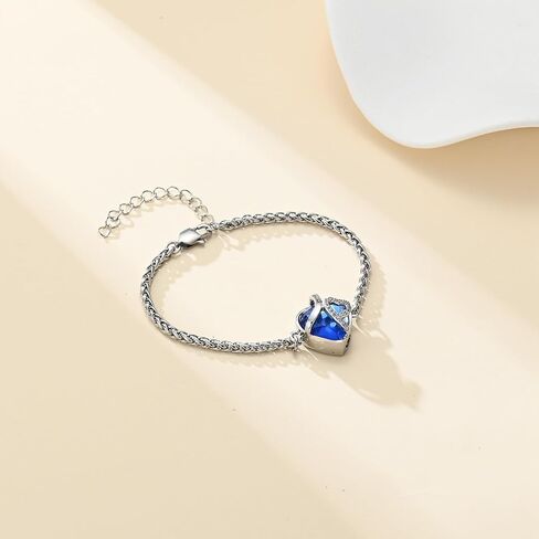 Cremation Jewelry Heart Urn Bracelet for Human Ashes for Women Men Memorial Keepsake Link Bracelet in Saudi Arabia