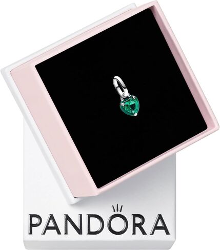 PANDORA Me Blue Chakra Heart Mini Dangle Charm - Sterling Silver Charm with Man-Made Crystal & Enamel - Gift for Women - Includes Gift Box in Saudi Arabia