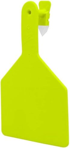 Z Tags 1 Piece Chartreuse Blank Calf Tag 25pk in Saudi Arabia