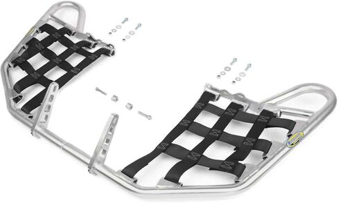 Polaris Predator 500 Nerfbars ATV Nerf Bars Silver Bars/Black Nets in Kuwait