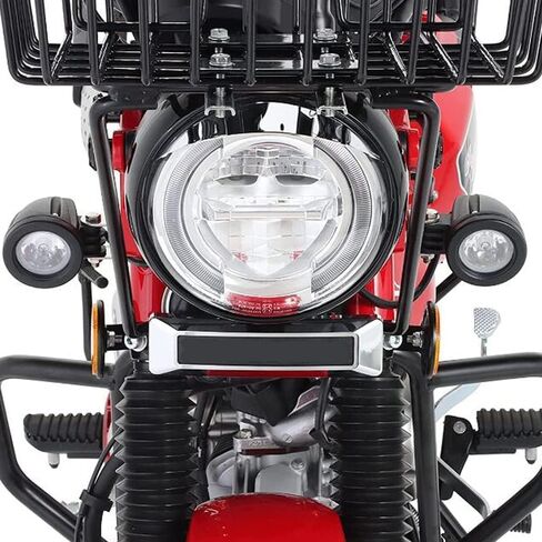 مناسب لسيارة Honda CT125 Trail 125 Hunter Cub (2019-UP) طقم دعامة تثبيت إضاءة LED عالية السطوع للقيادة على الطرق الوعرة مع حزام الأسلاك (مجموعة الضوء الأبيض) in Kuwait