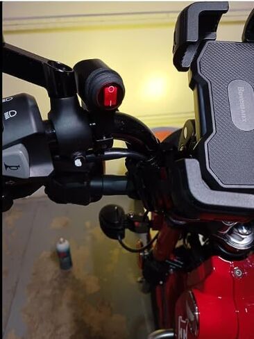 مناسب لسيارة Honda CT125 Trail 125 Hunter Cub (2019-UP) طقم دعامة تثبيت إضاءة LED عالية السطوع للقيادة على الطرق الوعرة مع حزام الأسلاك (مجموعة الضوء الأبيض) in Kuwait