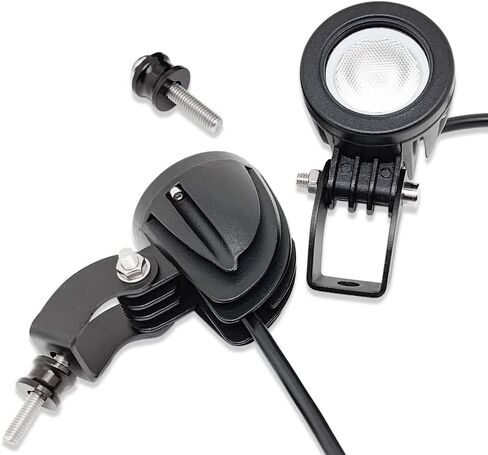 مناسب لسيارة Honda CT125 Trail 125 Hunter Cub (2019-UP) طقم دعامة تثبيت إضاءة LED عالية السطوع للقيادة على الطرق الوعرة مع حزام الأسلاك (مجموعة الضوء الأبيض) in Kuwait