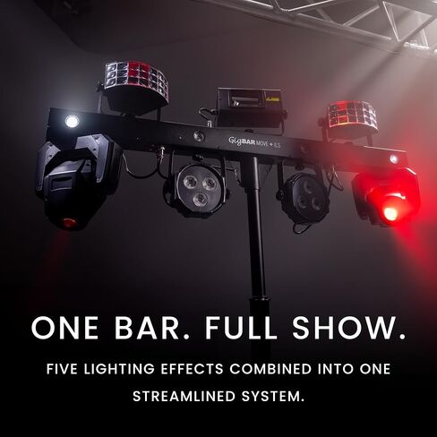 إضاءة LED CHAUVET DJ (CHDDJ)، أسود (GigBAR Move + ILS) in Saudi Arabia