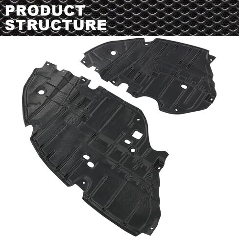 CROSSDESIGN Front Engine Splash Shield Left & Right Side Set of 2 Compatible with 2013 2014 2015 Lexus ES350 ES300h Base 5144133160 5144233160 LX1228137 LX1228138 in Saudi Arabia