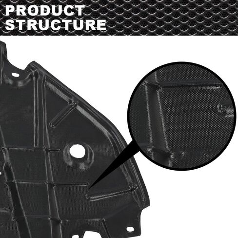 CROSSDESIGN Front Engine Splash Shield Left & Right Side Set of 2 Compatible with 2013 2014 2015 Lexus ES350 ES300h Base 5144133160 5144233160 LX1228137 LX1228138 in Saudi Arabia