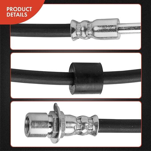 A-Premium Front Passenger Brake Hydraulic Hose Compatible with Select Dodge Models - Charger 2014 2015 2016 2017 2018 2019 2020 2021, AWD - Replace# 68248466AA in Saudi Arabia