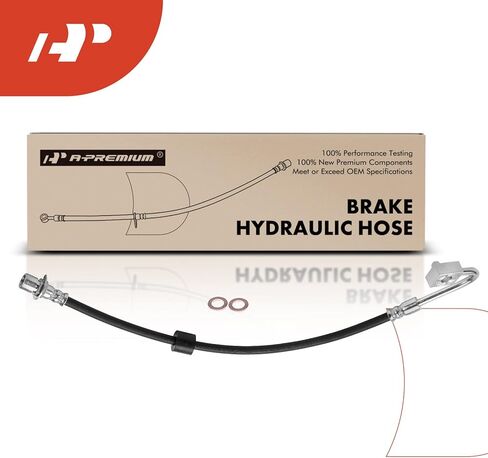 A-Premium Front Passenger Brake Hydraulic Hose Compatible with Select Dodge Models - Charger 2014 2015 2016 2017 2018 2019 2020 2021, AWD - Replace# 68248466AA in Saudi Arabia