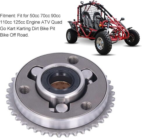 CHICIRIS Starter Drive Clutch Assembly، 41T لـ 70 c c 90 c c 110 c c 125 c c محرك ATV Quad Go Kart Karting Dirt Bike Pit Bike Off Road، يستخدم للاستبدال in Saudi Arabia