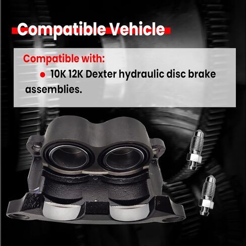 BP18-045 089-002-02 Right Or Left Side Disc Brake Caliper Compatible With Dexter 10K & 12K Hydraulic Disc Brake in Kuwait