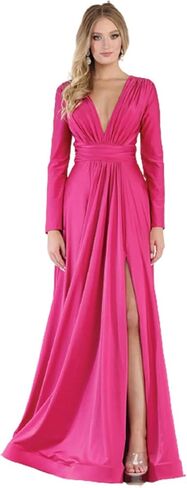 Stretchy Formal Wedding Gown FDS1835B in Saudi Arabia