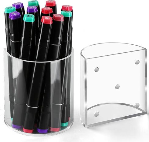 حامل أقلام مغناطيسي، حامل أقلام مغناطيسي للمسح الجاف، حامل أقلام أكريليك للثلاجة، المكتب، الفصل الدراسي، كوب القلم الرصاص، علبة القلم، منظمة الفصل الدراسي in Kuwait