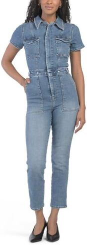 Good American Fit for Success Jumpsuit in Indigo Size XS in Saudi Arabia