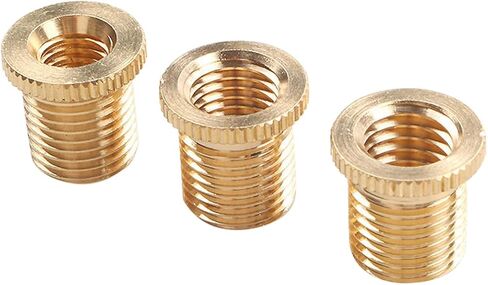 6PCS Car Shift Knob Adapters, M8 X 1.25, M10 X 1.25, M10 X 1.5 Brass Thread Gear Shifter Head Adapter, Universal Stick Shift Knob Screw Retainer for Most Manual Gear Shift Head (6PCS) in Saudi Arabia