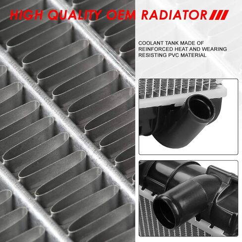 مشعاع Auto Dynasty متوافق مع 99-02 Land Rover Range Rover AT، DPI 2914 Factory Style 1-Row Cooling Radiator، قلب من الألومنيوم in Saudi Arabia