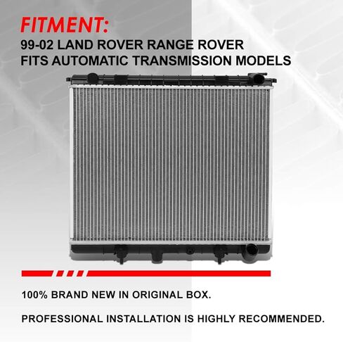 مشعاع Auto Dynasty متوافق مع 99-02 Land Rover Range Rover AT، DPI 2914 Factory Style 1-Row Cooling Radiator، قلب من الألومنيوم in Saudi Arabia