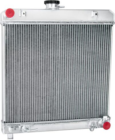 ALLOYWORKS 2 Row Core All Aluminum Radiator for 1976-1985 Mercedes-Benz 230 240D 280E 300D 2.3L L4 3.0L in Saudi Arabia