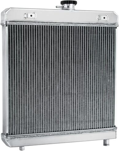 ALLOYWORKS 2 Row Core All Aluminum Radiator for 1976-1985 Mercedes-Benz 230 240D 280E 300D 2.3L L4 3.0L in Saudi Arabia