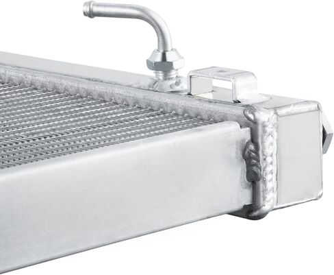ALLOYWORKS 2 Row Core All Aluminum Radiator for 1976-1985 Mercedes-Benz 230 240D 280E 300D 2.3L L4 3.0L in Saudi Arabia