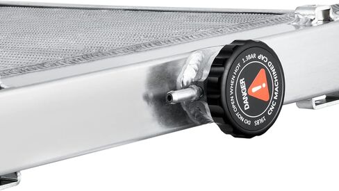 ALLOYWORKS 2 Row Core All Aluminum Radiator for 1976-1985 Mercedes-Benz 230 240D 280E 300D 2.3L L4 3.0L in Saudi Arabia