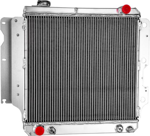 4-Row Aluminum Radiator replacement For 1987-06 Jeep Wrangler YJ TJ 2.4L 2.5L 4.0L 4.2L AT in Kuwait