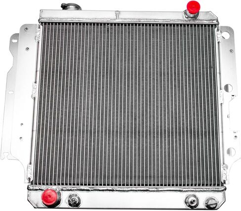 4-Row Aluminum Radiator replacement For 1987-06 Jeep Wrangler YJ TJ 2.4L 2.5L 4.0L 4.2L AT in Kuwait