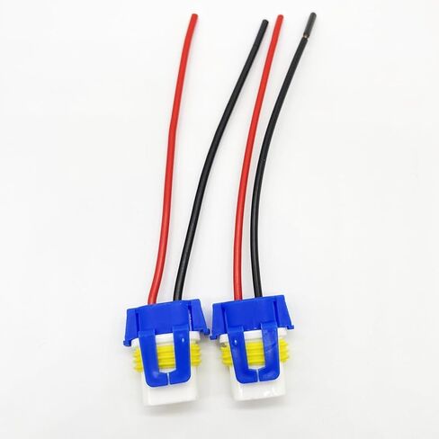 TOPKU 9005 9006 9012 9145 H10 Female High Temperature Ceramic Adapter Wiring Harness Sockets Wire for Headlights or Fog Lights in Kuwait