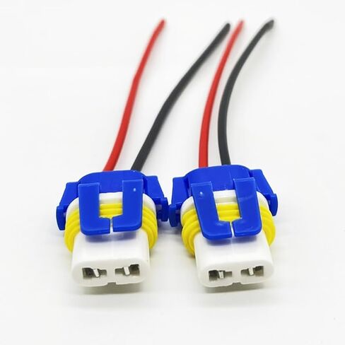 TOPKU 9005 9006 9012 9145 H10 Female High Temperature Ceramic Adapter Wiring Harness Sockets Wire for Headlights or Fog Lights in Kuwait