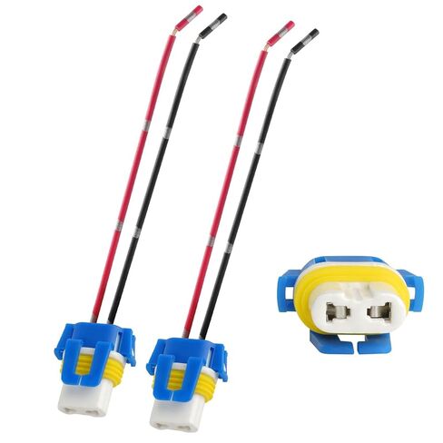 TOPKU 9005 9006 9012 9145 H10 Female High Temperature Ceramic Adapter Wiring Harness Sockets Wire for Headlights or Fog Lights in Kuwait