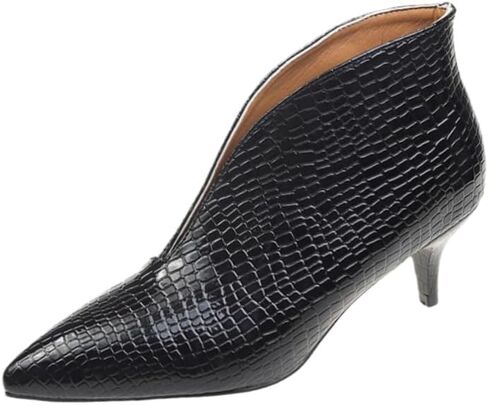 Women's Fashionable Pointed-Toe Shoes, Elegant, for Outdoor use, with Durable Rubber Sole, Large Size. in Saudi Arabia