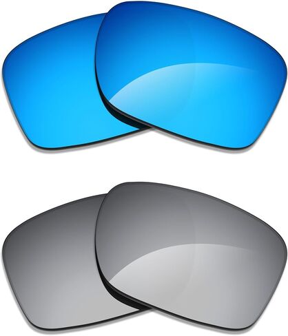 Alphax 2 Pair Polarized Replacement Lenses for Native Ashdown XD9003 Sunglasses- Titanium+Blue in Saudi Arabia